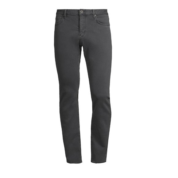John Varvatos Men's J701 Regular Fit Jeans Soft Nico Wash Denim Charcoal 33W - Picture 1 of 6